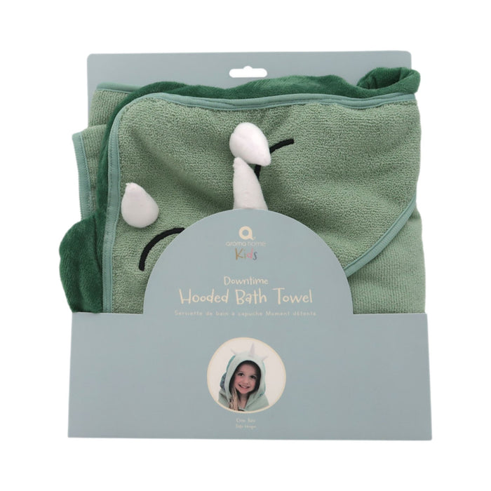 aroma Aroma Home Kids Downtime Dinosaur Hooded Towel