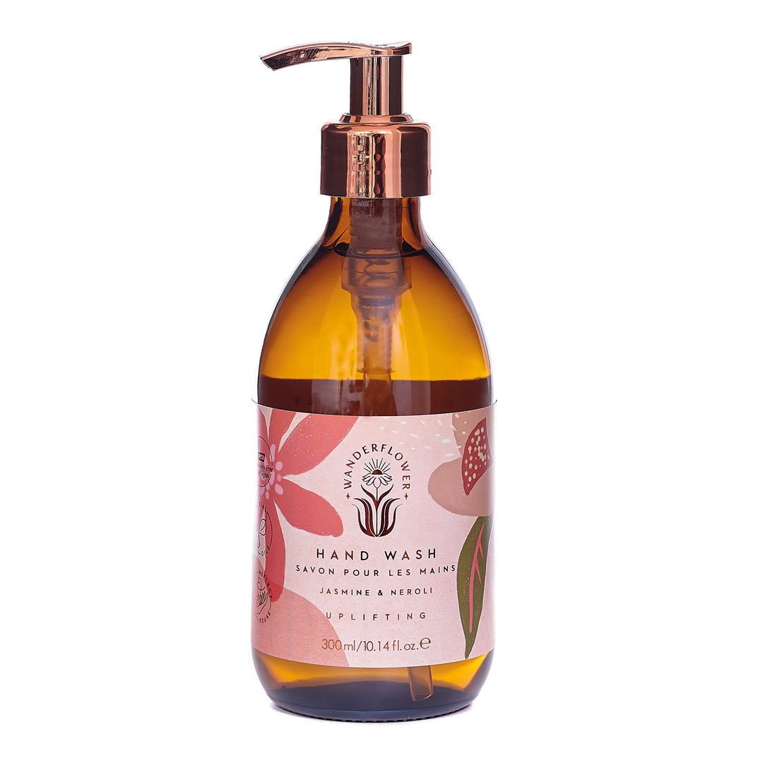 Wanderflower Uplifting Hand Wash Jasmine Neroli – Aroma Home